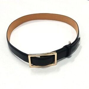 AYR Essential Black Leather Belt